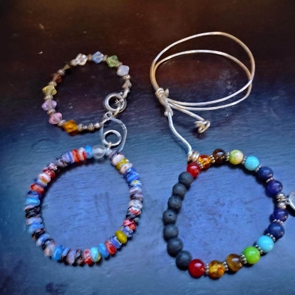 Colorful Beaded Bracelet Set